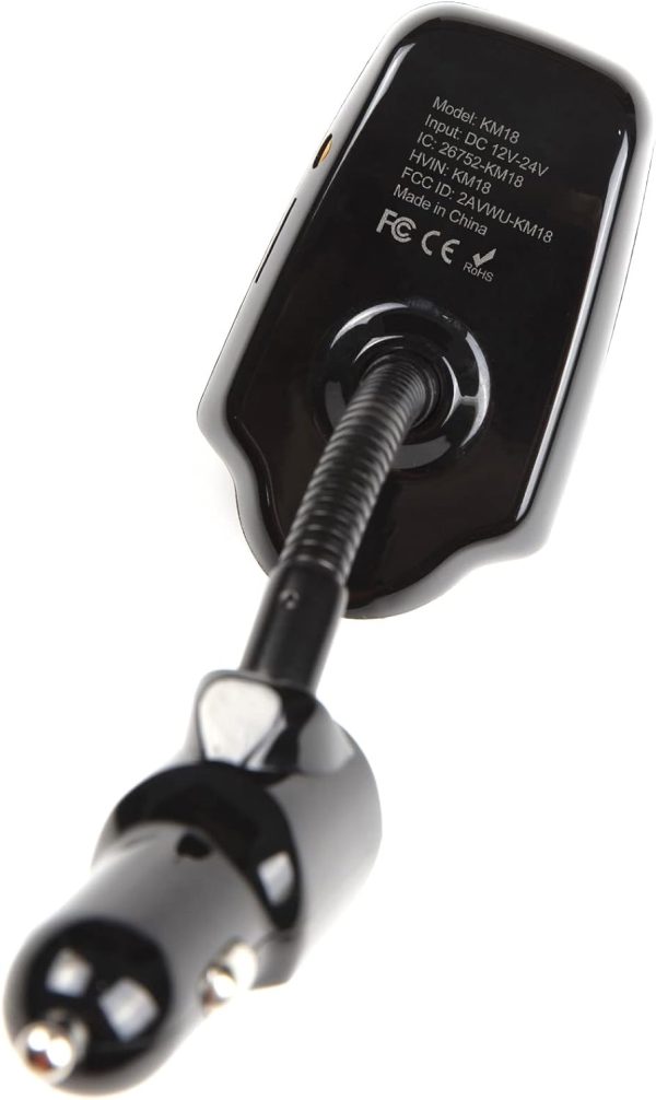 Nulaxy Car Bluetooth FM Transmitter [2024 Upgraded] - Image 2