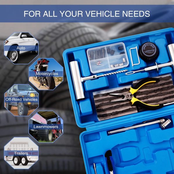 Tire Repair Kit - 68pcs Heavy Duty Tire Plug Kit - Image 2