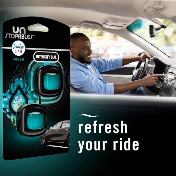 Unstopables Car Odor-Fighting Car Freshener Vent Clip Fresh Scent - Image 2