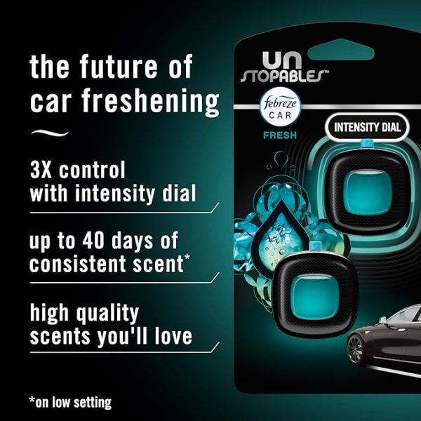 Unstopables Car Odor-Fighting Car Freshener Vent Clip Fresh Scent - Image 6