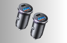 LISEN 54W Car Phone Charger USB C, Cigarette Lighter Adapter